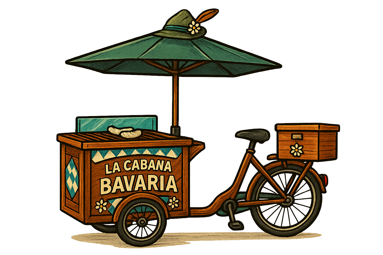 bicigrill, salchicha, barbacoa ,comida callejera ,evento móvil