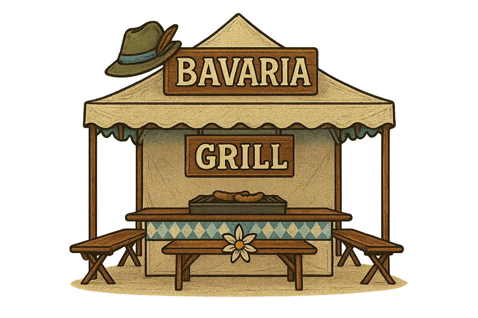 Salchias,Barcelona,Beach,Parrilla