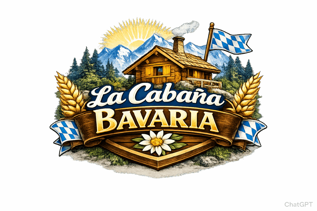 Salchichas alemanas tradicionales en foodtruck La Cabaña Bavaria durante Oktoberfest en España